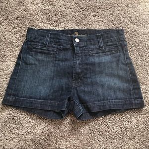 7 For All Mankind Jean Shorts